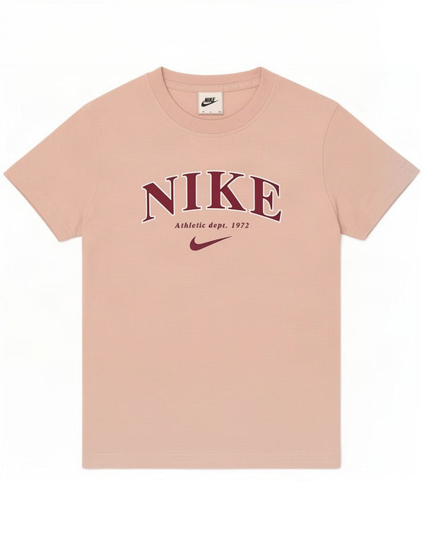 Nike Girls Graphic T-Shirt Top 8-9 Years Small Pink Pamuk