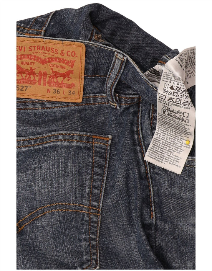 Levi's muške 527 Bootcut traperice W36 L34 tamnoplavi pamuk
