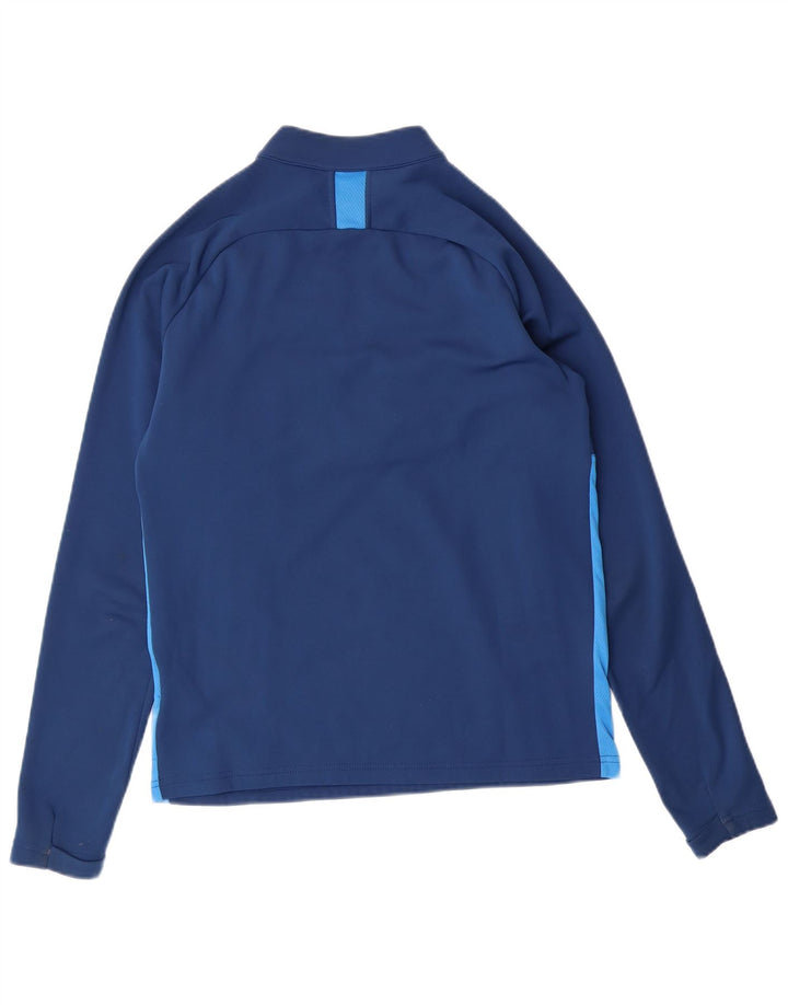 NIKE Boys Dri Fit Pullover Trenirka Top 12-13 Years Large Blue