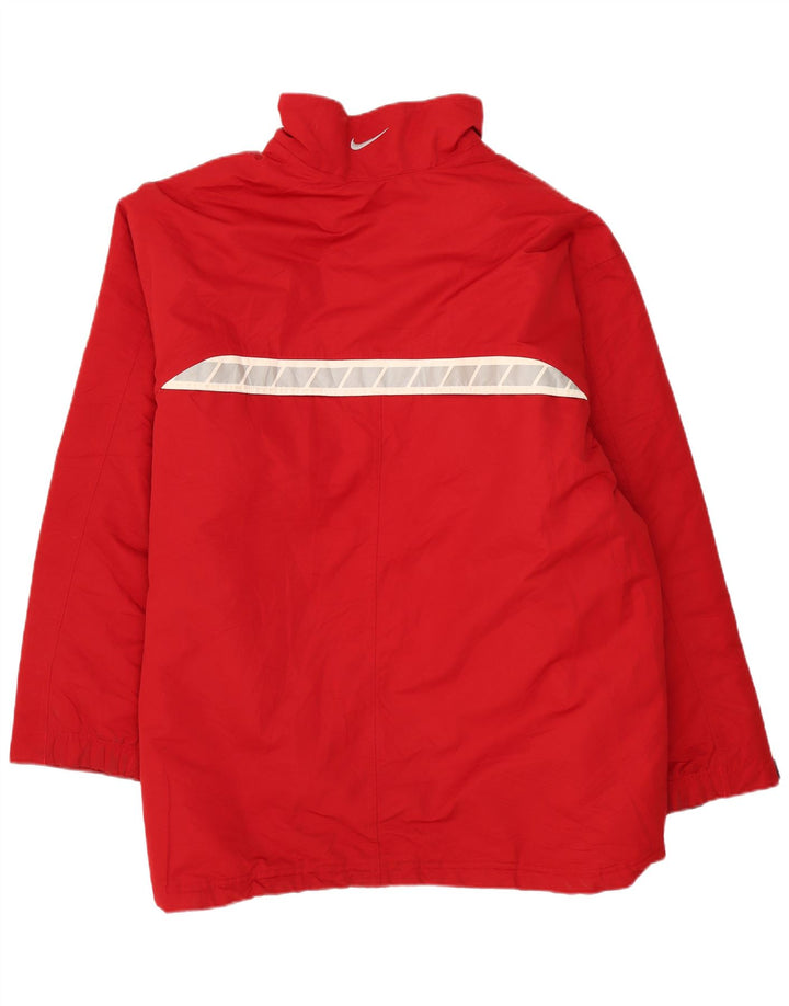 Nike muška jakna vjetrovka UK 44 2XL poliester crvene boje
