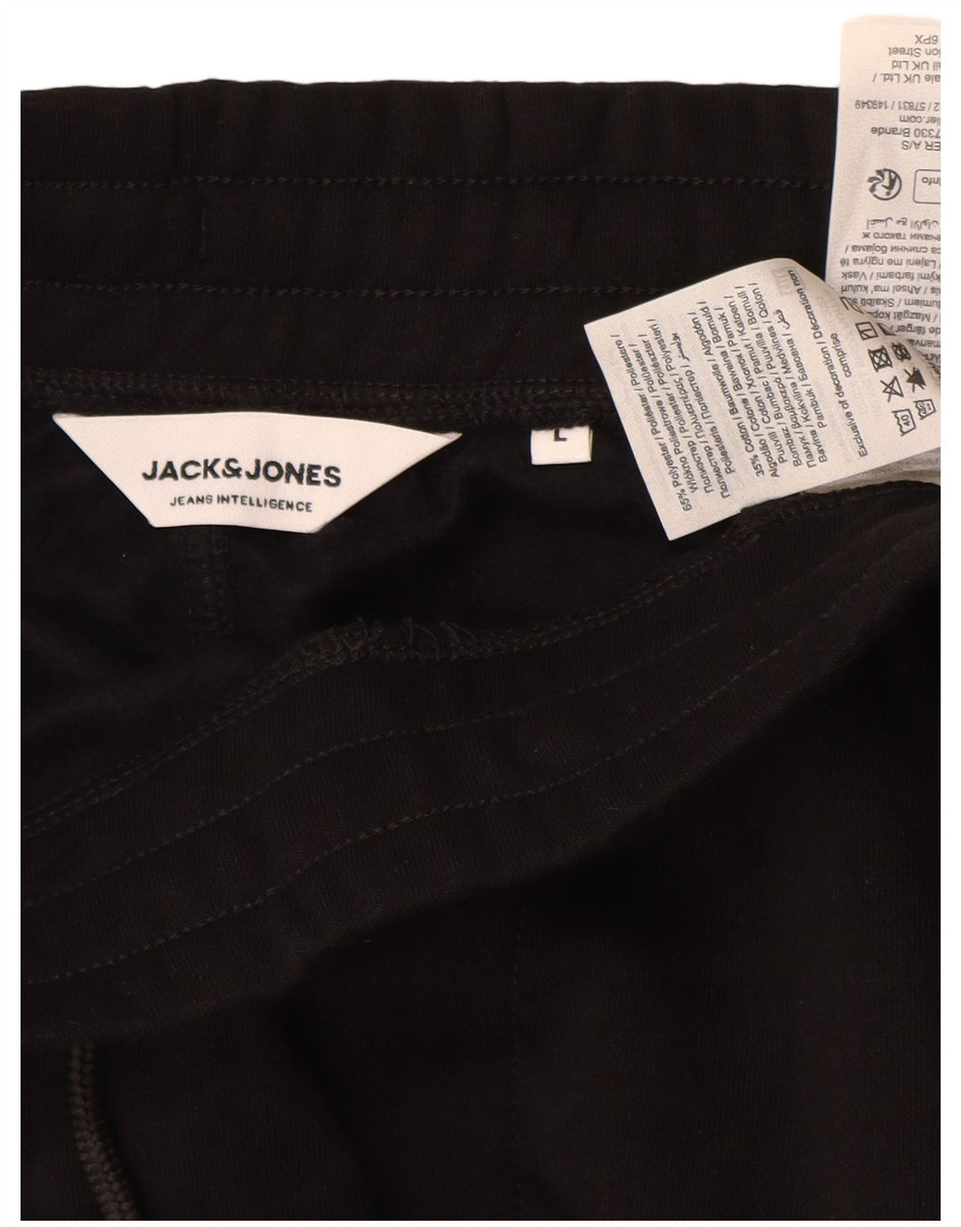 Jack & Jones muške trenirke Hlače Joggers Veliki crni poliester