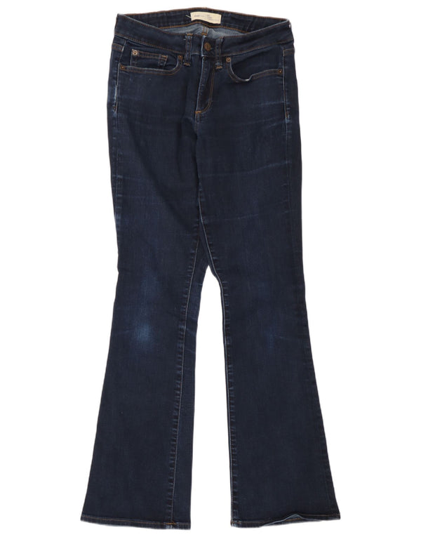 Gap ženske traperice s curvy bootcut W26 L30 tamnoplavi pamuk