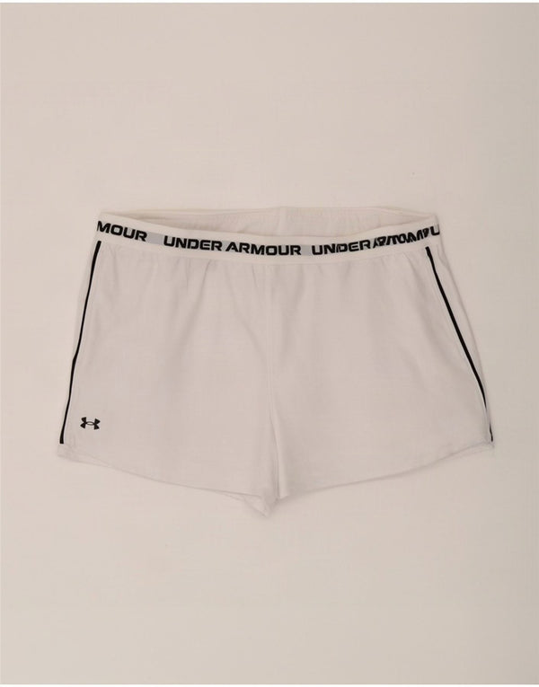 Under Armour ženske kratke sportske hlače s grafičkim motivima UK 20 2XL bijeli poliester