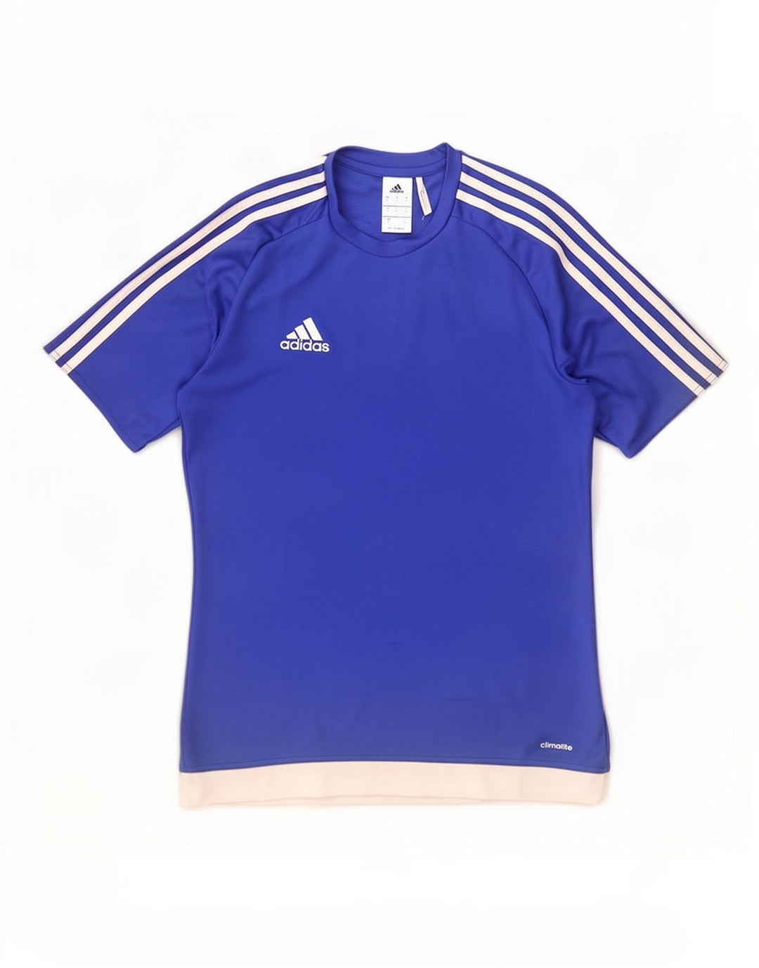 Adidas muška majica Climalite, mala plava poliesterska boja