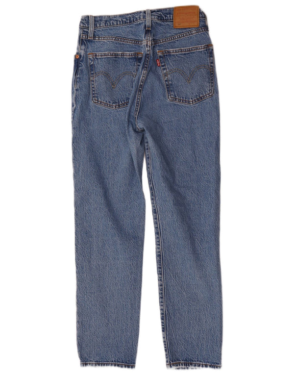 Levi's Womens 501 Straight Jeans W27 L28 Blue Cotton