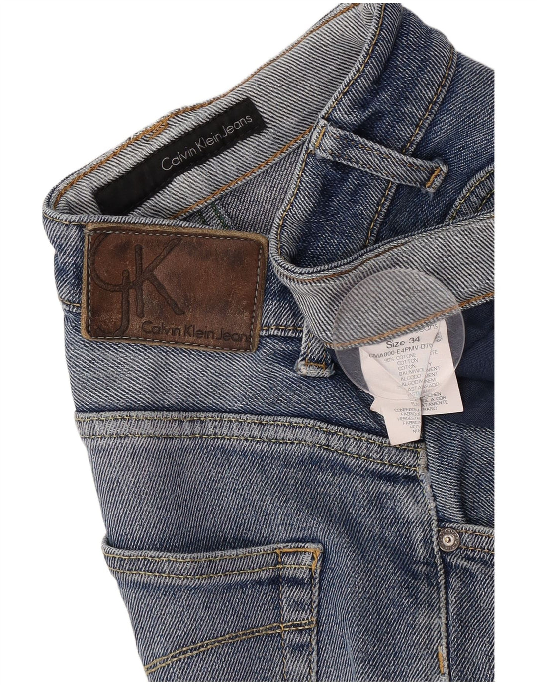 Calvin Klein muške ravne traperice W34 L31 plave