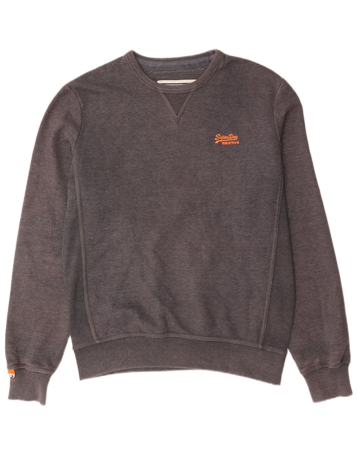 Superdry muška trenirka, veliki sivi pamuk