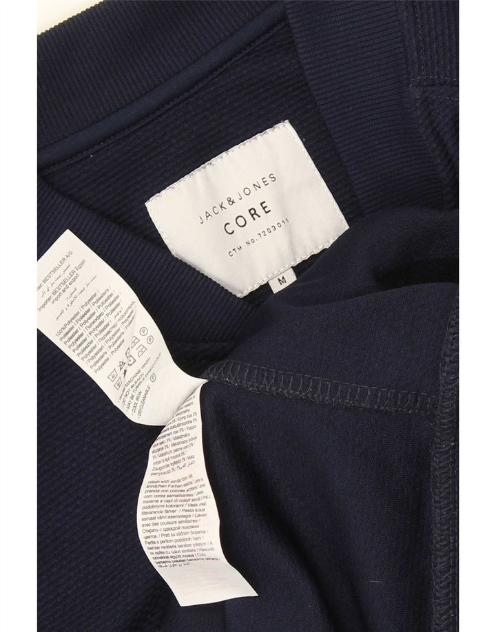 Jack & Jones muška trenirka, gornja jakna srednje tamnoplave boje od poliestera