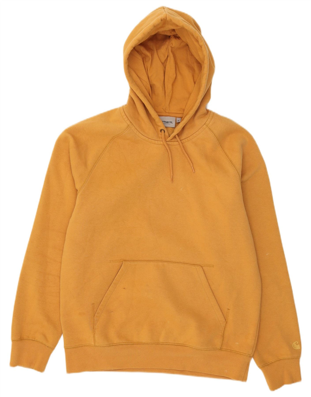 Carhartt muška majica s kapuljačom Srednje žuti pamuk