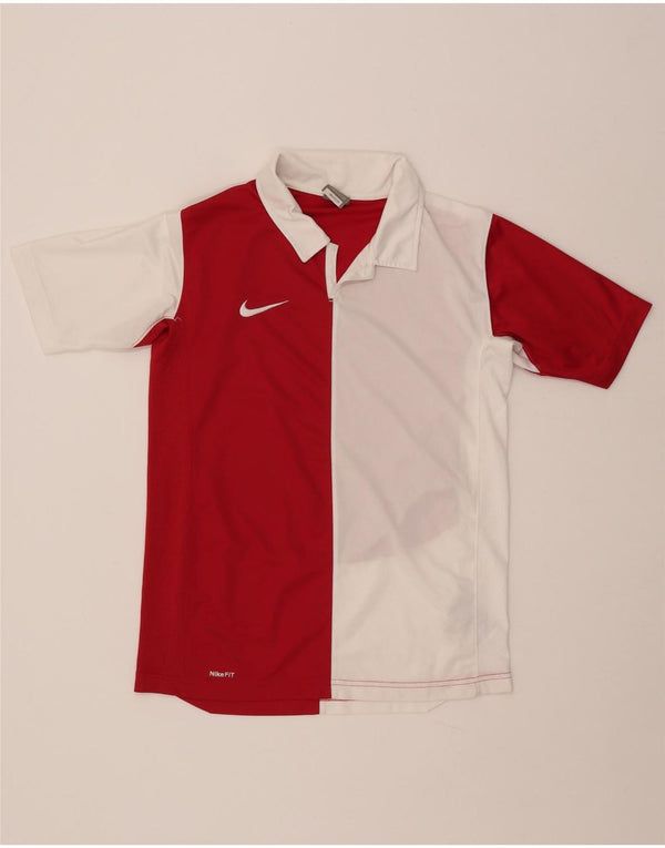 NIKE polo majica za dječake 13-14 godina XL poliester crvene boje