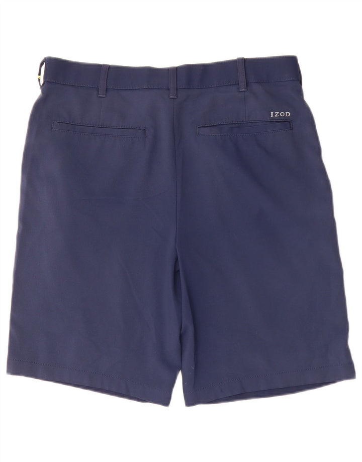 Izod muške kratke chino kratke hlače ravnog kroja W32 srednje tamnoplavi poliester