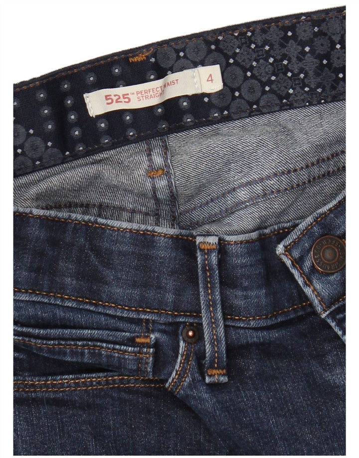 Levi's ženske 525 ravne traperice US 4 male W28 L28 tamnoplave