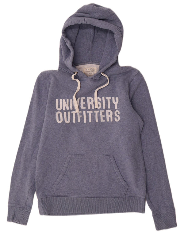 JACK WILLS Ženska majica s kapuljačom UK 12 Srednje tamnoplava