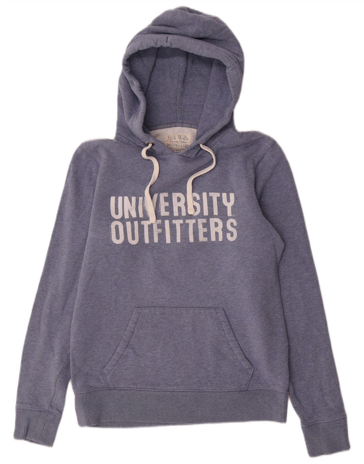 JACK WILLS Ženska majica s kapuljačom UK 12 Srednje tamnoplava