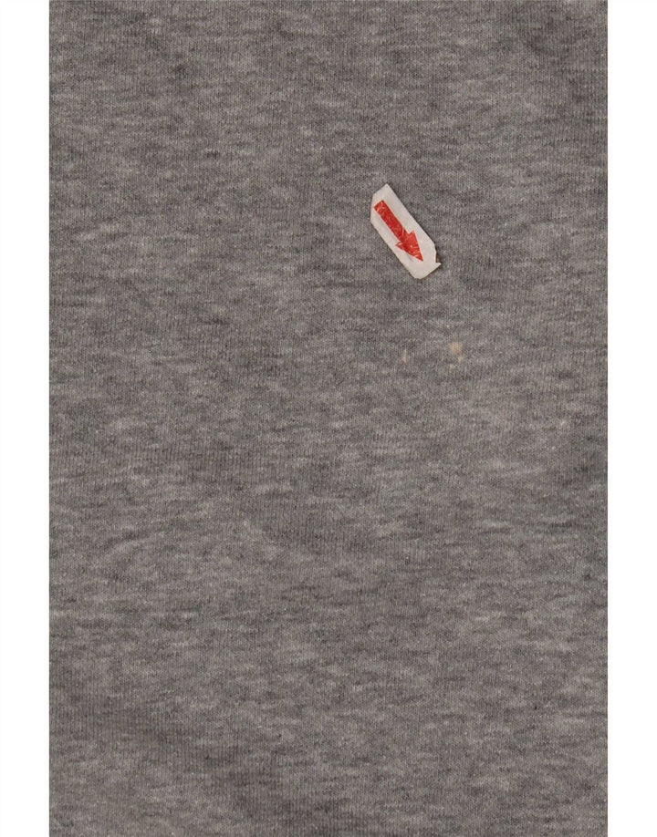 Nike Ženska prekomjerna trenirka s grafičkim motivima UK 10 Mali sivi pamuk