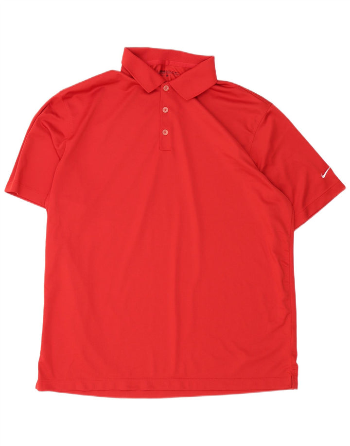 Nike muška polo majica Dri Fit XL crvena poliester