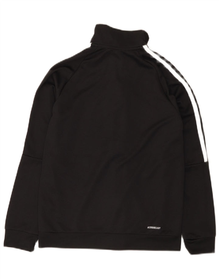 Adidas Boys Aeroready trenirka gornja jakna 11-12 godina crna poliester