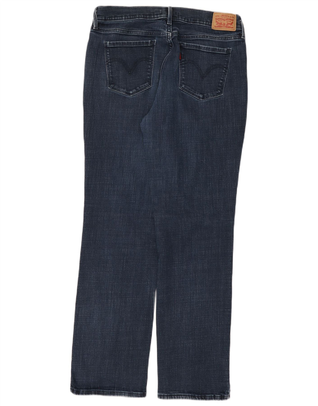 Levi's ženske 505 ravne traperice W31 L32 tamnoplavi pamuk