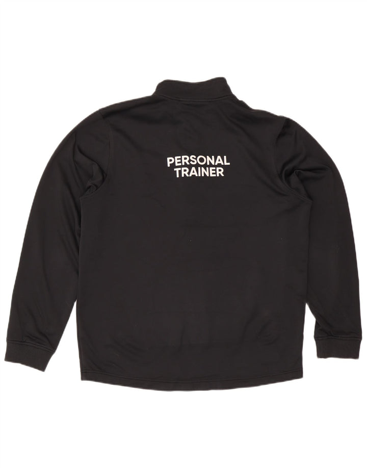 Under Armour muška majica Cold Gear Graphic zip izrez srednje crna