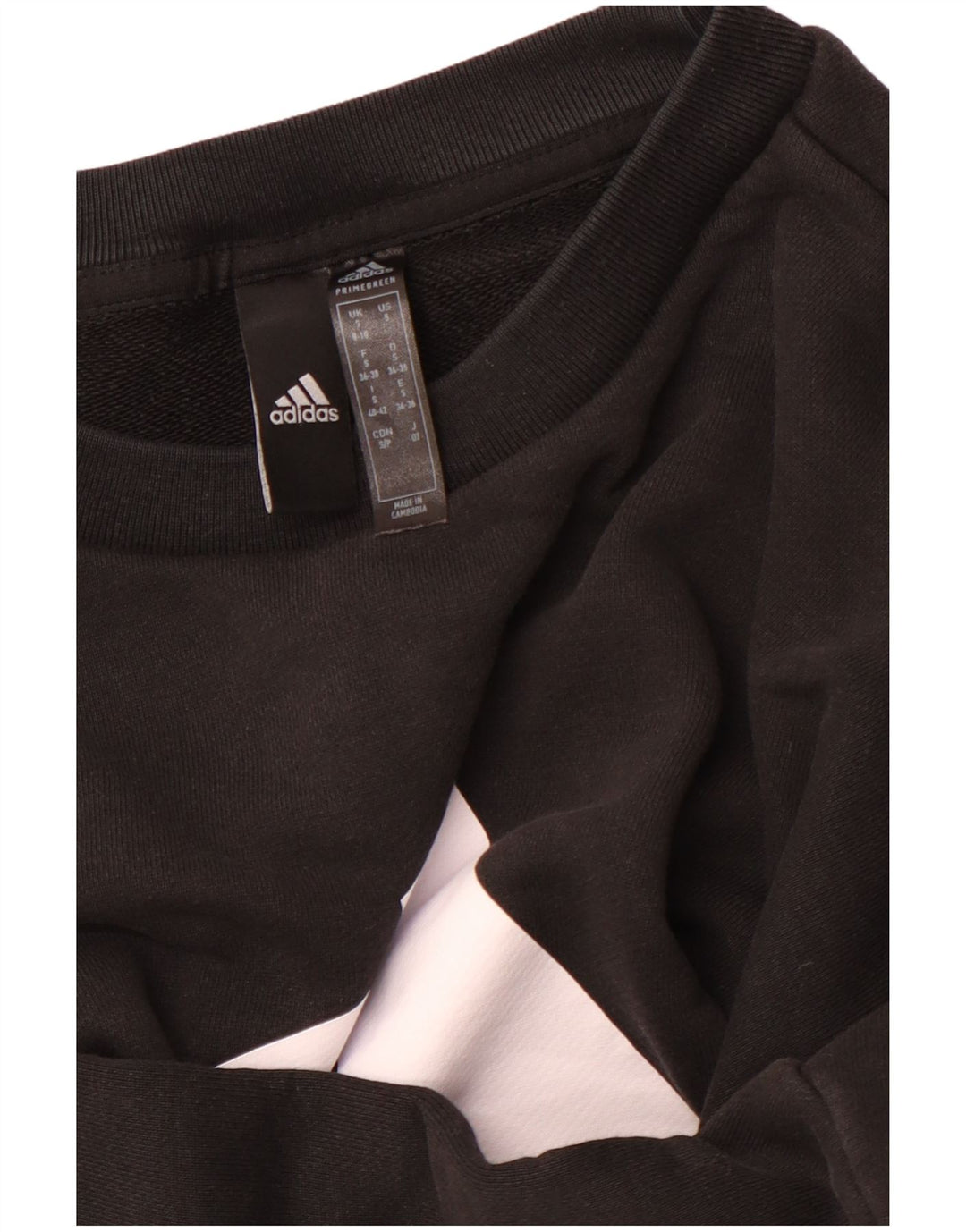 ADIDAS Ženski Primegreen veliki džemper UK 8/10 Mali crni