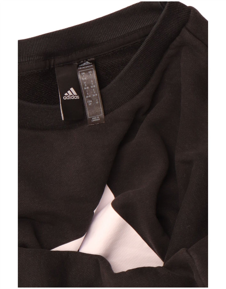 ADIDAS Ženski Primegreen veliki džemper UK 8/10 Mali crni