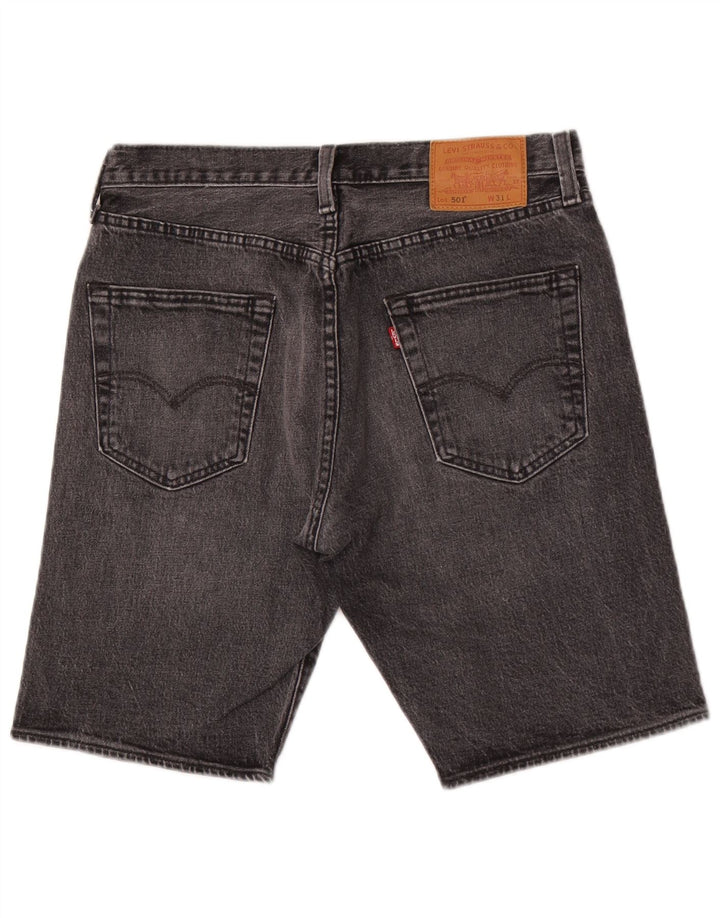 Levi's muške 501 traper kratke hlače W31 srednje sivi pamuk
