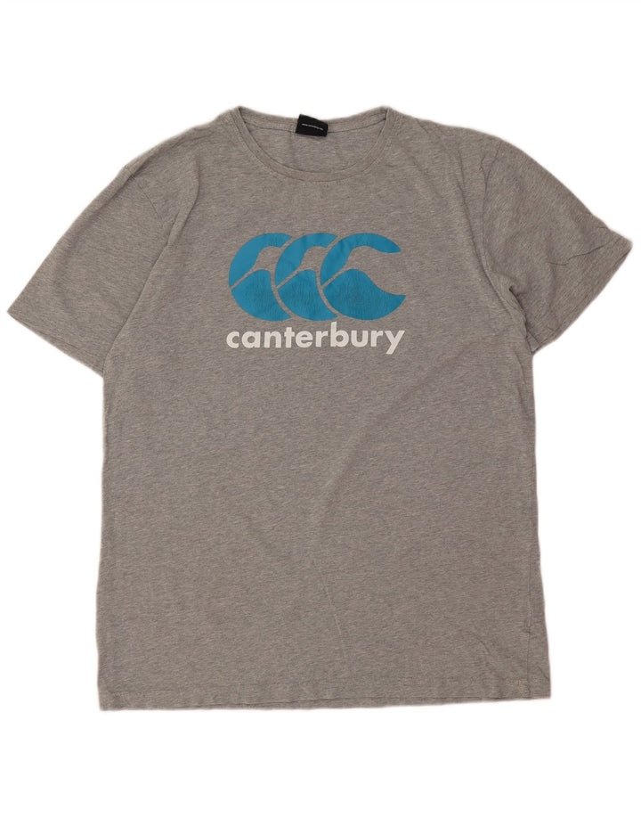 Canterbury muška majica s grafičkim motivima XL siva
