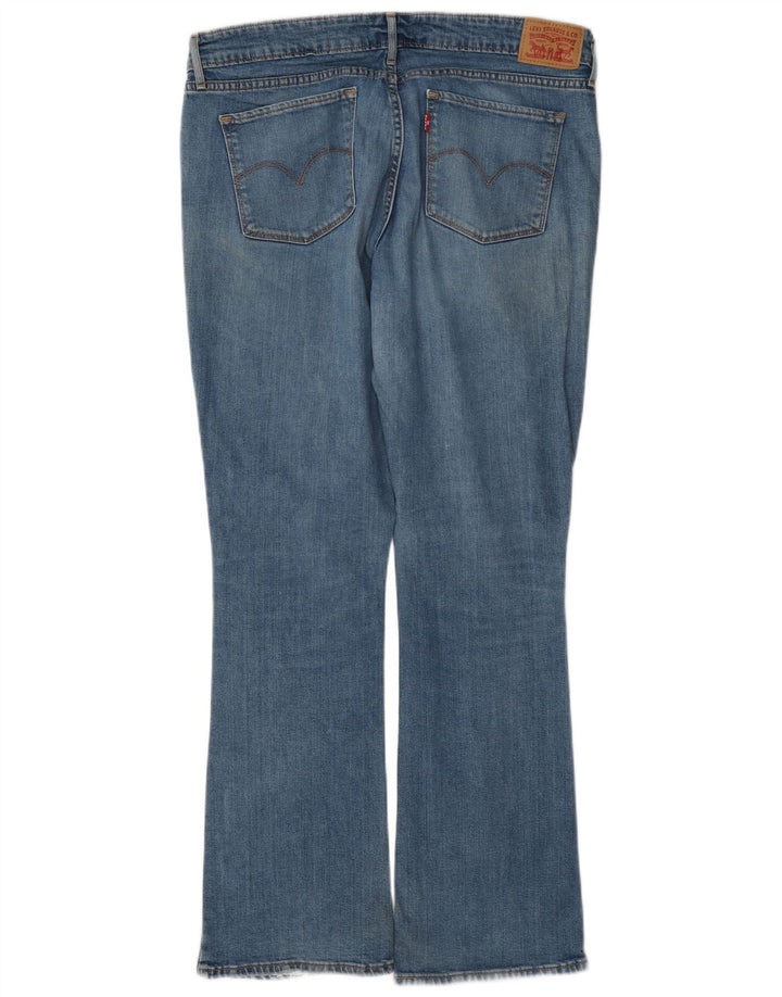 Levi's ženske 715 Bootcut traperice W32 L30 plavi pamuk