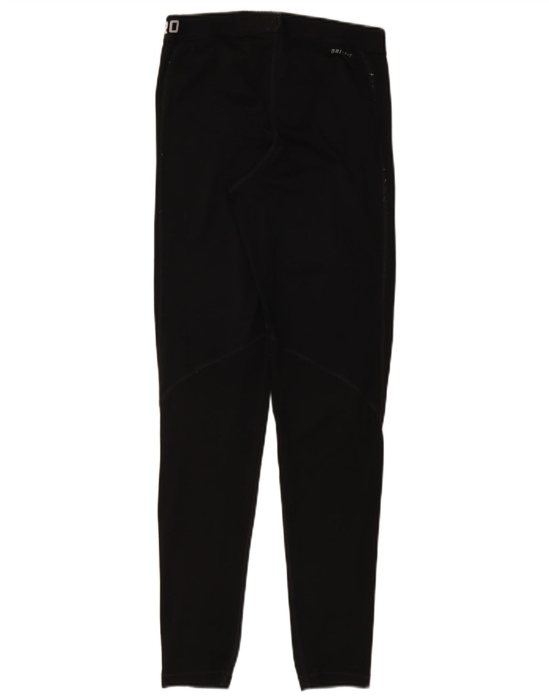 Nike Ženske Dri Fit Graphic Leggings UK 12 Srednje crni poliester