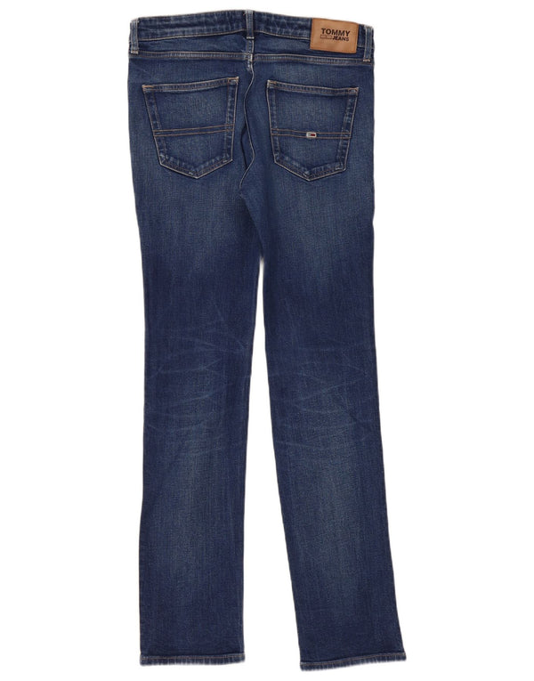Tommy Hilfiger Mens Scanton Slim Jeans W32 L34 Plavi pamuk