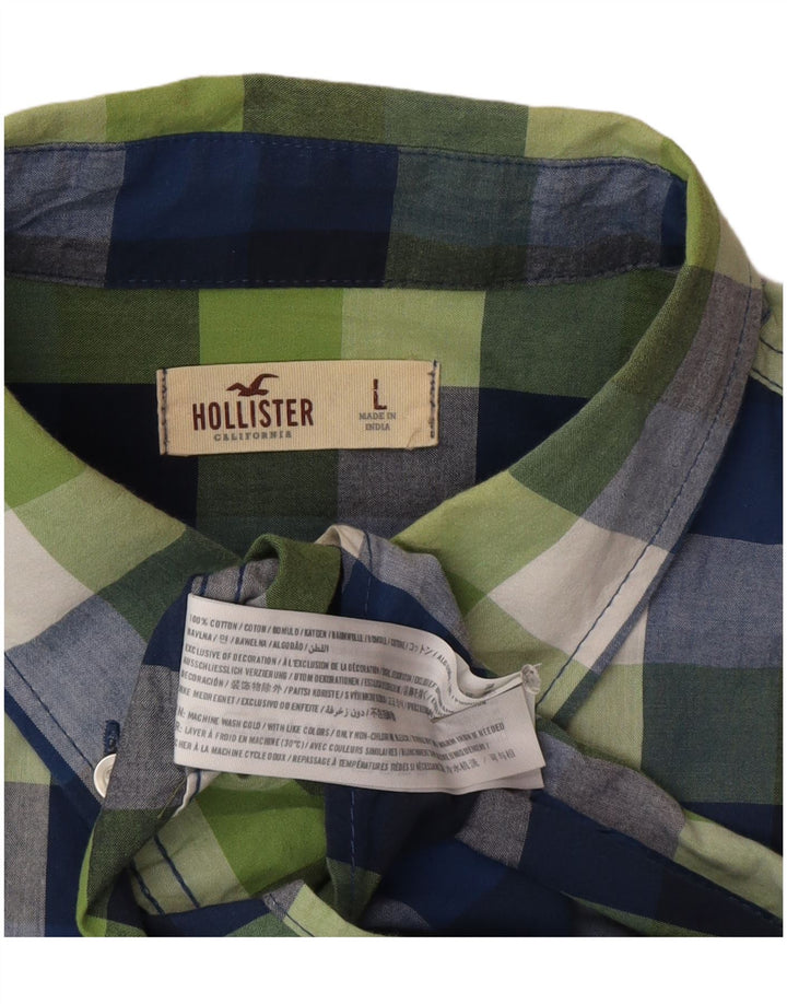 Hollister muška košulja veliki šareni karirani pamuk