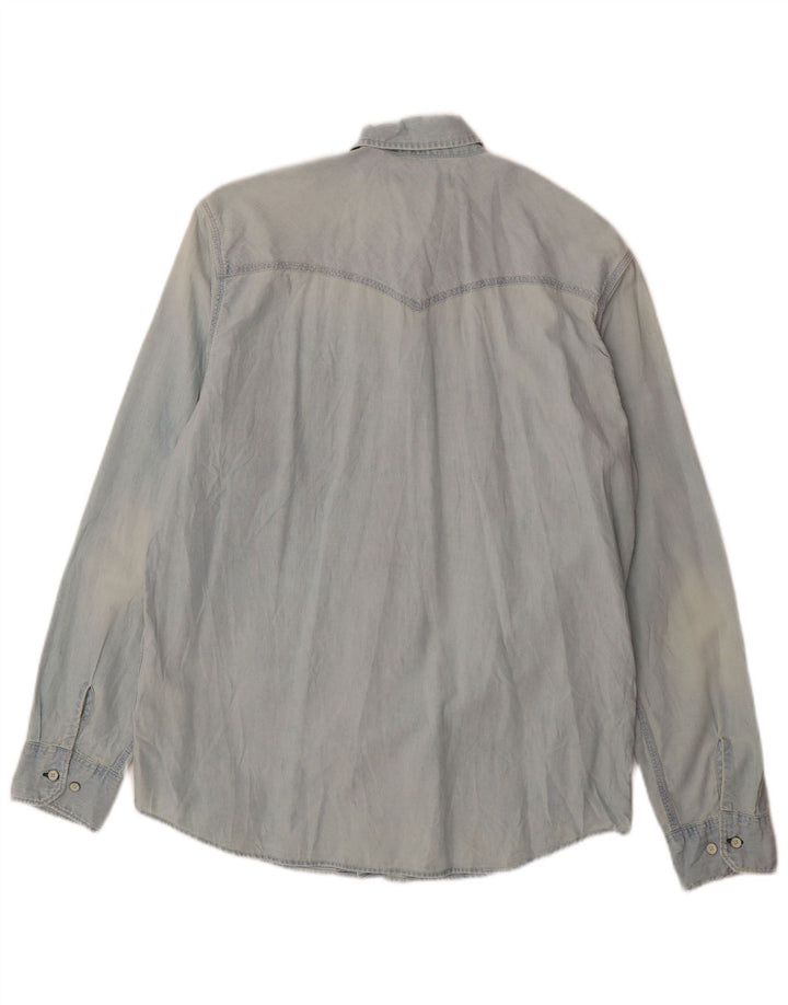 Levi's muška standardna traper košulja, veliki plavi pamuk