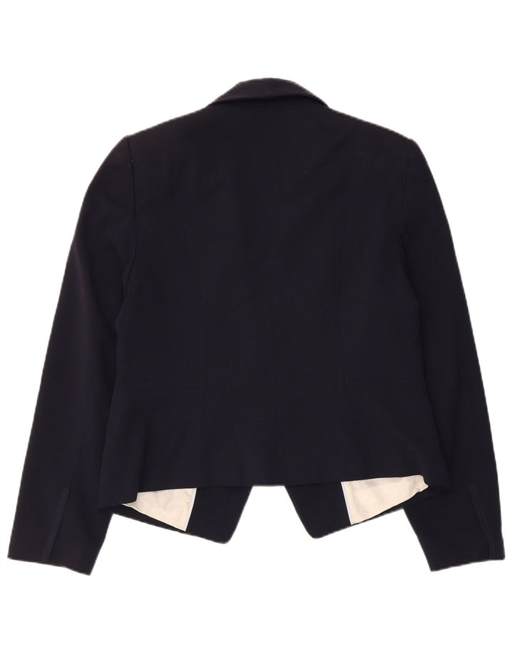Marks & Spencer ženski sako jakna UK 12 Medium tamnoplavi poliester