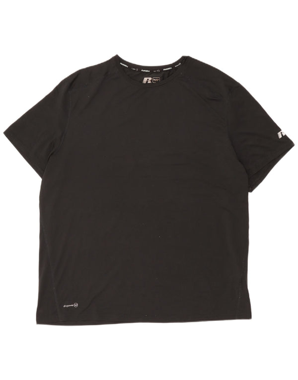 Russell atletska muška majica Dri-Power Top 2XL crni poliester