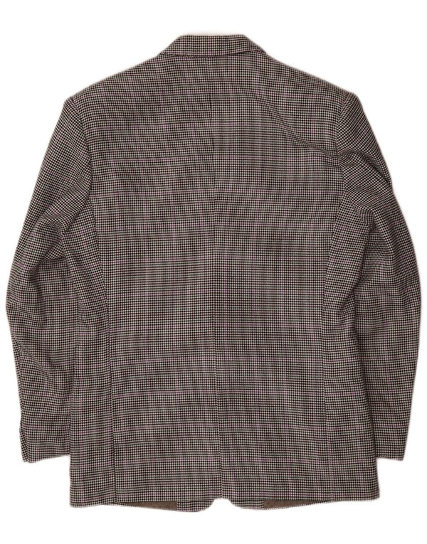 Borsalino Mens 2 Button Blazer Jacket UK 38 Medium Multicoloured Spotted