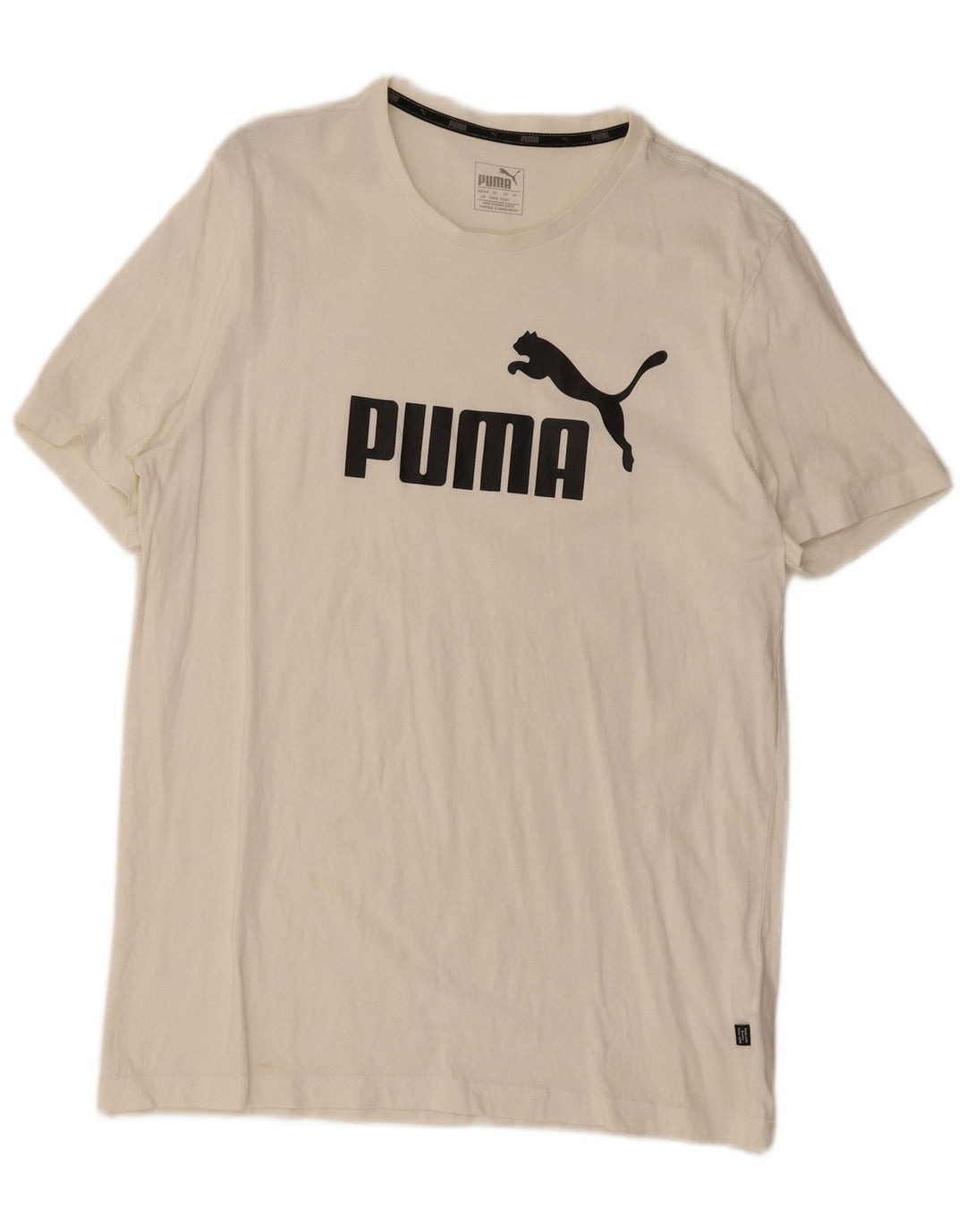 Puma muška majica s grafičkim motivima, veliki bijeli pamuk