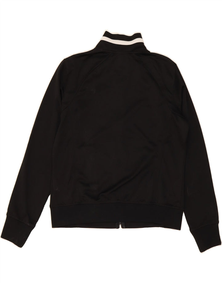 DIADORA Womens Tracksuit Top Jacket UK 18 XL Black Polyester Vintage Diadora and Second-Hand Diadora from Messina Hembry 