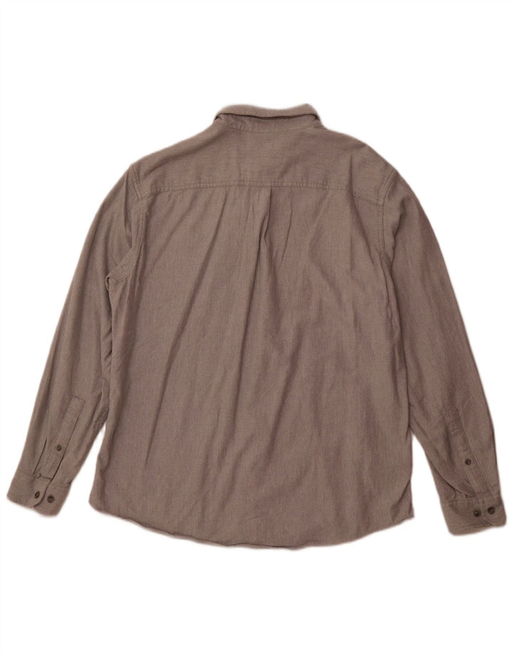 Eddie Bauer muška klasična flanelska košulja, veliki sivi pamuk