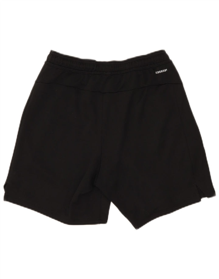 Male crne sportske kratke hlače Adidas Aeroready Regular Fit od poliestera