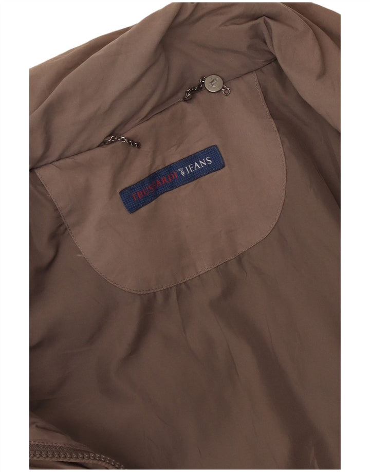 Ženska podstavljena jakna Trussardi Jeans UK 14 srednje bež boje