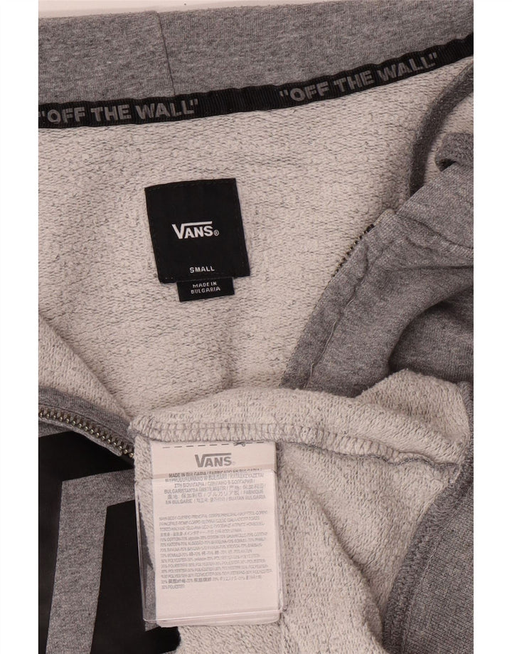 Vans muška majica s kapuljačom s patentnim zatvaračem, mali sivi pamuk