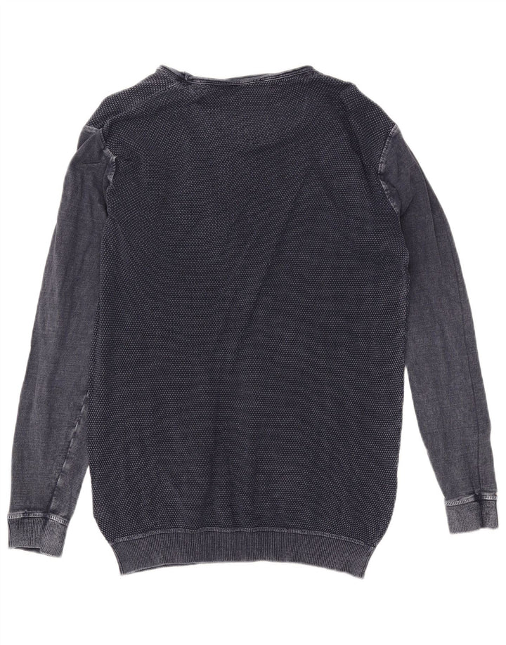 Guess muški džemper UK 40 srednje tamnoplavi pamuk