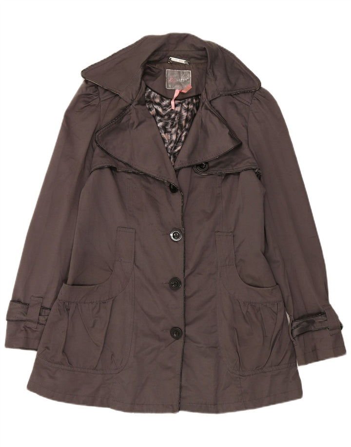 Lipsy ženski trenč kaput UK 12 srednje sivi poliester