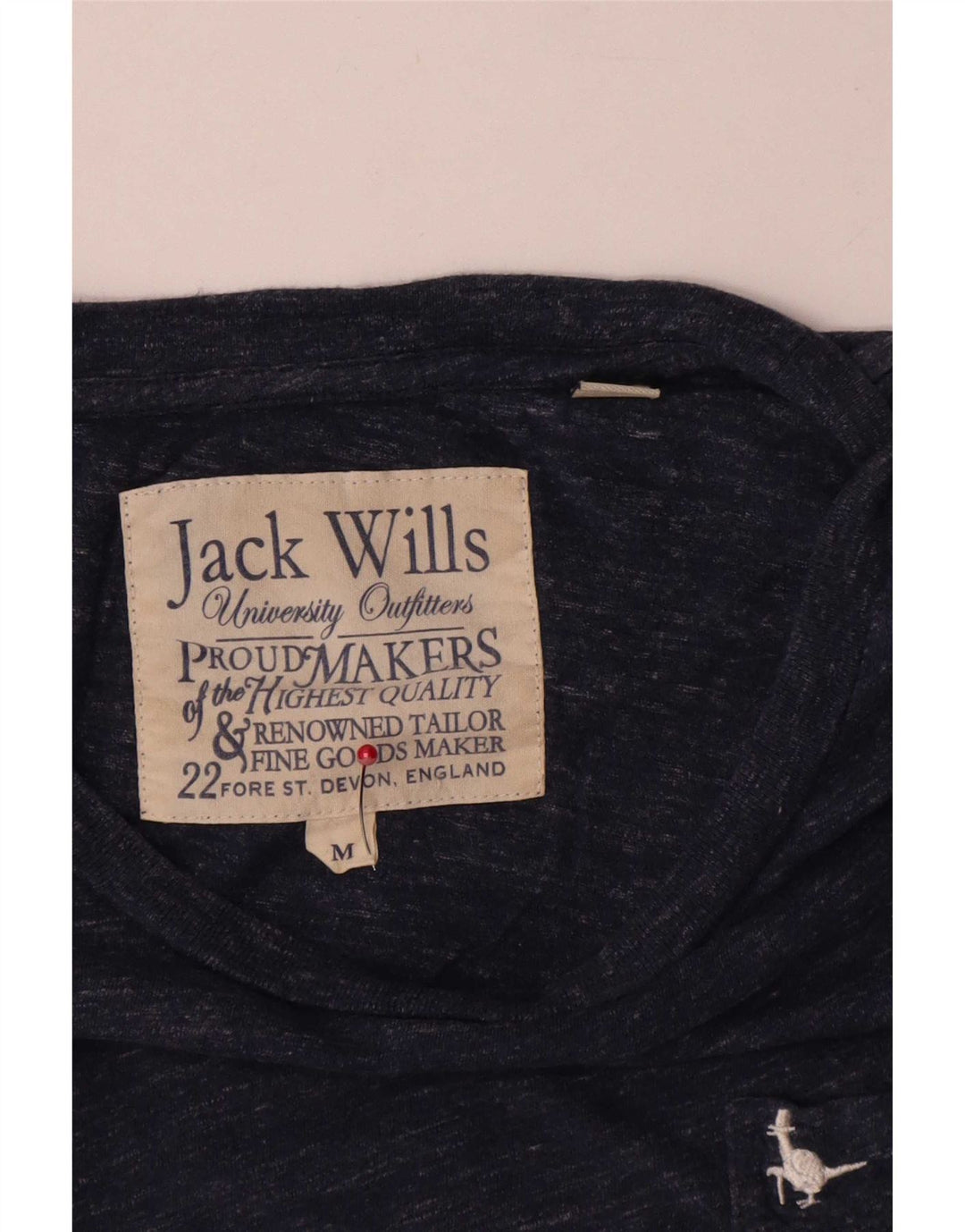 Jack Wills Muška majica kratkih rukava Srednji tamnoplavi flekasti pamuk