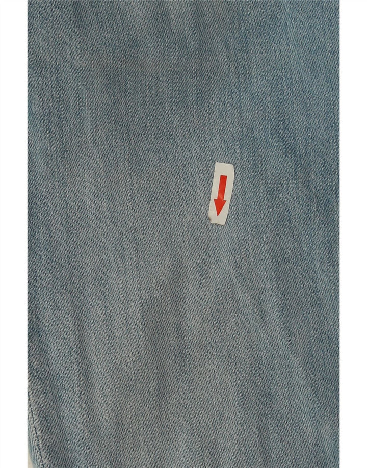 Lee Mens Brooklyn Straight Jeans W36 L30 Plavi pamuk