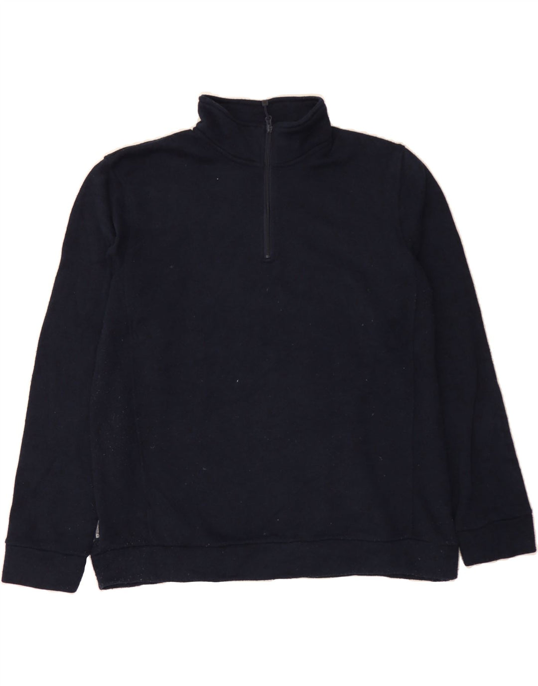 MOUNTAIN WAREHOUSE Mens Zip Neck Sweatshirt Jumper 2XL Navy Blue Polyester Vintage Mountain Warehouse and Second-Hand Mountain Warehouse from Messina Hembry 