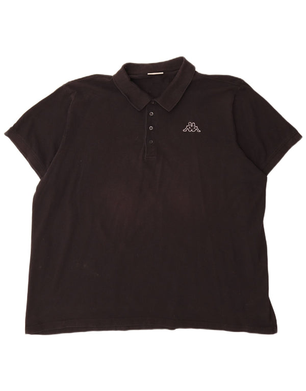 Kappa muška polo majica 4XL crni pamuk