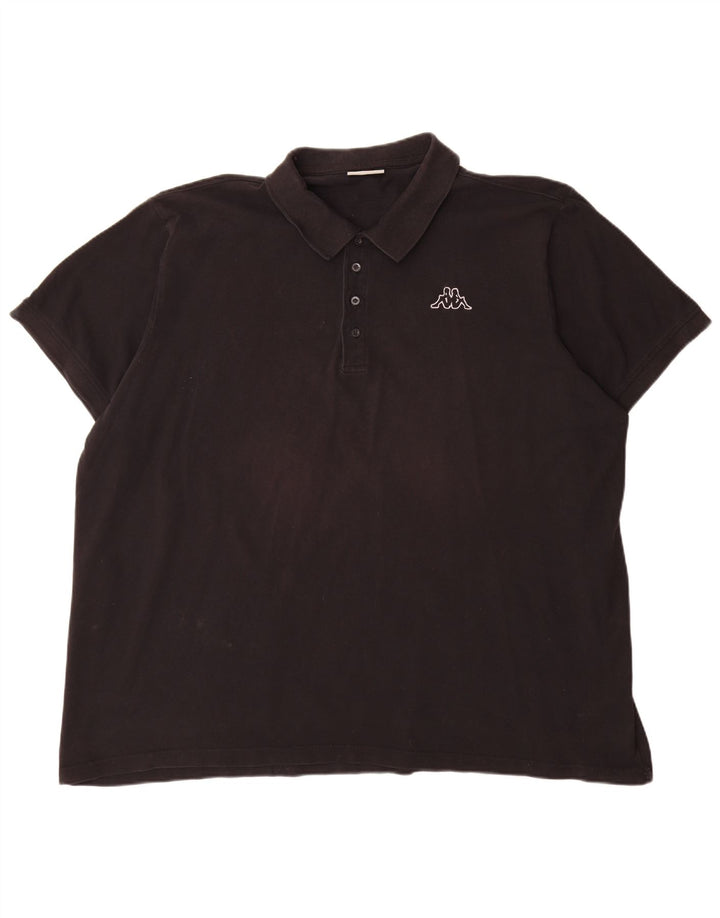 Kappa muška polo majica 4XL crni pamuk