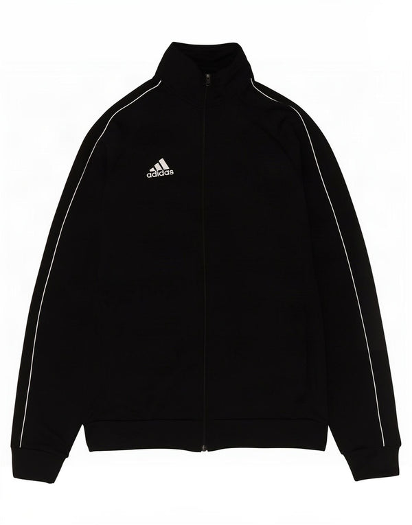 Adidas muška gornja jakna trenirke srednje crne boje od poliestera
