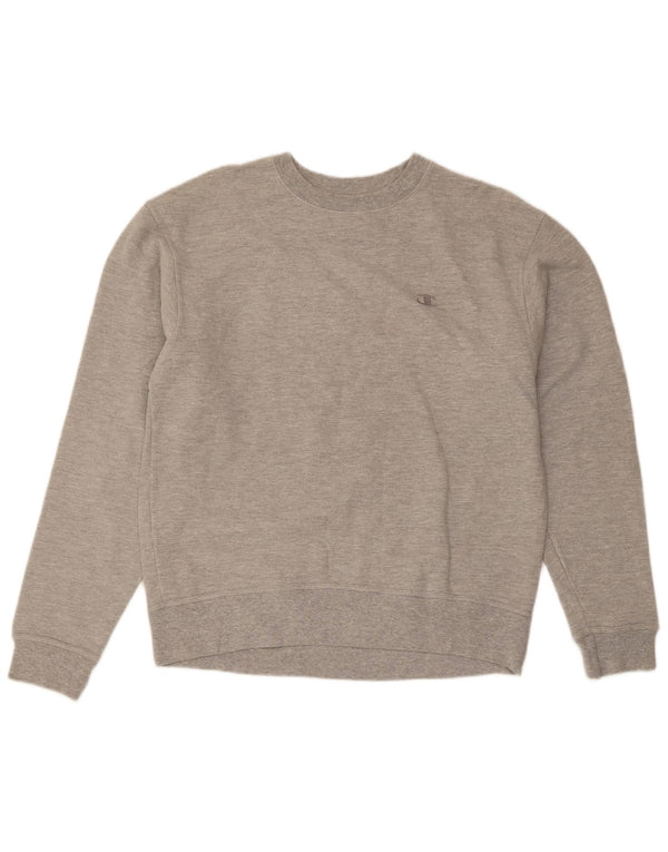 Champion Mens Regular Fit Sweatshirt Jumper Medium Grey Cotton